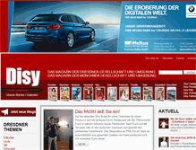 Tablet Screenshot of disy-magazin.de